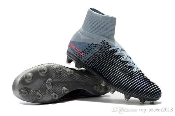 original grey 100% soccer cleats mercurial superfly fg/ag cr7 kids soccer shoes high ankle cristiano ronaldo womens football boots
original grey 100% soccer cleats mercurial superfly fg/ag cr7 kids soccer shoes high ankle cristiano ronaldo womens football boots