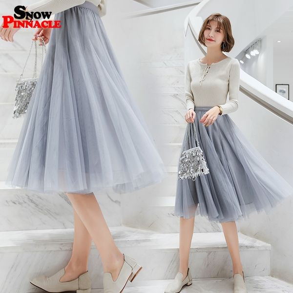 women skirts summer lace princess fairy style 3 layers voile tulle skirt bouffant puffy fashion skirt long tutu skirts, Black
women skirts summer lace princess fairy style 3 layers voile tulle skirt bouffant puffy fashion skirt long tutu skirts, Black