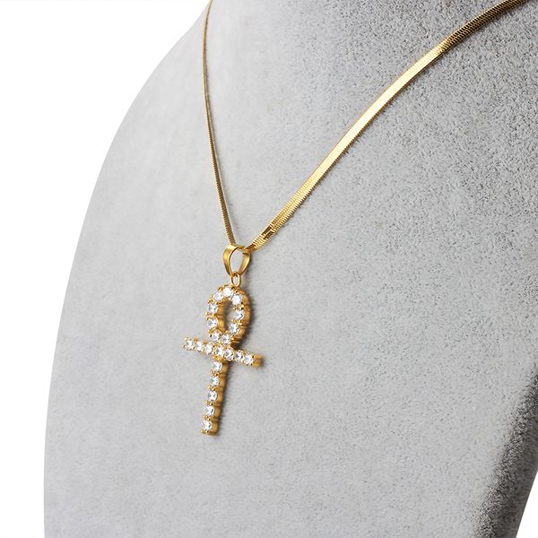 stainless steel flat necklace golden 2.5mm wide personalized cross crystal pendant snake chains men's and women's gift jewelry, Silver
stainless steel flat necklace golden 2.5mm wide personalized cross crystal pendant snake chains men's and women's gift jewelry, Silver