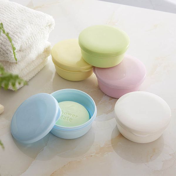 portable color soap dish box case holder container wash shower home bathroom soap case round travel supplies
portable color soap dish box case holder container wash shower home bathroom soap case round travel supplies