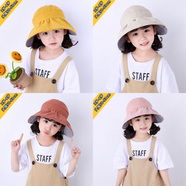 2-8 years old boys and girls cotton double-sided empty 2-8 years old boys and girls baby sun children sun hat beach hat, Yellow
2-8 years old boys and girls cotton double-sided empty 2-8 years old boys and girls baby sun children sun hat beach hat, Yellow