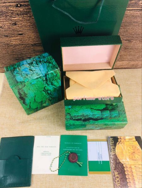 Free Shipping Top Luxury Watch Brand Green Original Box Papers Gift Watches Boxes Leather bag Card For Rolex Watch Box
Free Shipping Top Luxury Watch Brand Green Original Box Papers Gift Watches Boxes Leather bag Card For Rolex Watch Box