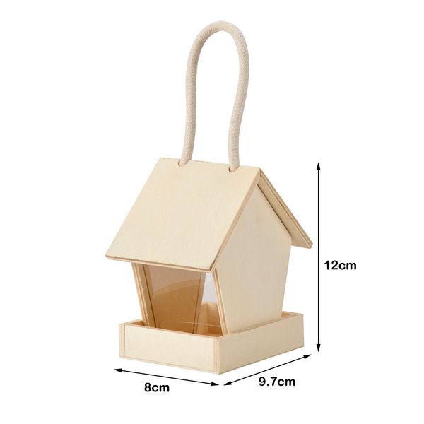 wooden bird feeder house hanging birdhouse for garden yard outdoor hexagon shaped with roof outdoor food container home decor
wooden bird feeder house hanging birdhouse for garden yard outdoor hexagon shaped with roof outdoor food container home decor