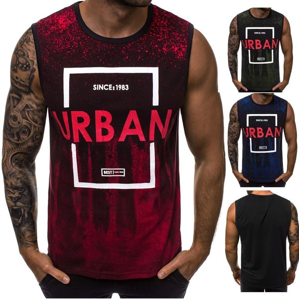 2019 summer 3d printing running vest camouflage letter jogging vest men sleeveless gym crossfit t-shirt male, Black;blue
2019 summer 3d printing running vest camouflage letter jogging vest men sleeveless gym crossfit t-shirt male, Black;blue