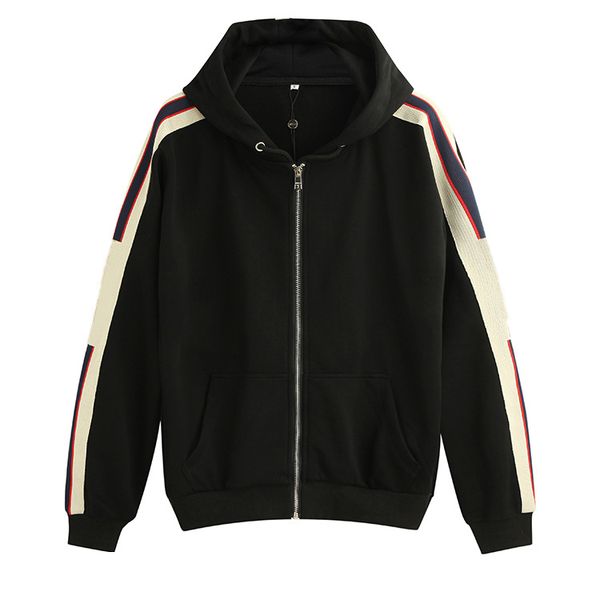 мода-серый роскошный итальянский дизайнер мода brandnew капюшоном zip-up толстовка с логотипом полосой мужские толстовки женские кофты мужск, Black
мода-серый роскошный итальянский дизайнер мода brandnew капюшоном zip-up толстовка с логотипом полосой мужские толстовки женские кофты мужск, Black