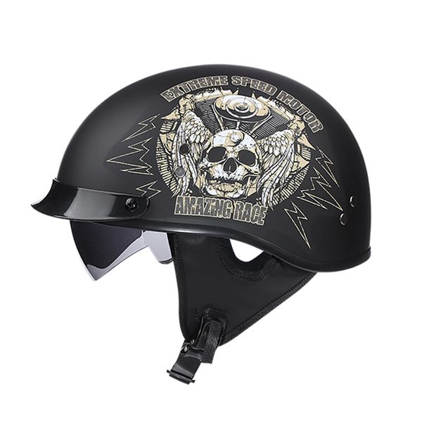 voss vintage motorcycle helmet retro scooter half helmet with built-in lens visor casco moto helm moto capacete para dot
voss vintage motorcycle helmet retro scooter half helmet with built-in lens visor casco moto helm moto capacete para dot