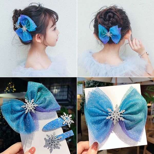 girls chiffon bow snowflake hair clips sweet hair bands french hairpin crown combs magic wand princess kid accessories, Slivery;white
girls chiffon bow snowflake hair clips sweet hair bands french hairpin crown combs magic wand princess kid accessories, Slivery;white