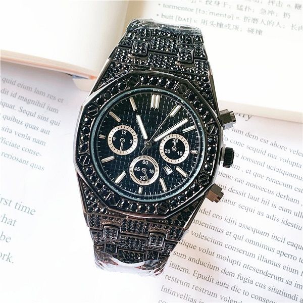 casual quartz women's watch royal oak diamond calendar iced out watch folding buckle three pins ing, Slivery;brown
casual quartz women's watch royal oak diamond calendar iced out watch folding buckle three pins ing, Slivery;brown