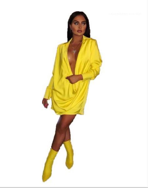 dresses deep v-neck night club dresses casual stand collar draped dress women clothing women designer mini, Black;gray
dresses deep v-neck night club dresses casual stand collar draped dress women clothing women designer mini, Black;gray