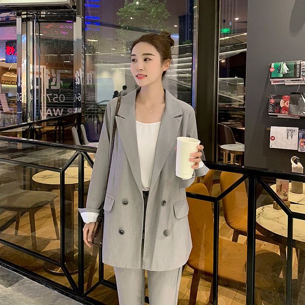 suit woman new spring autumn korean blazer a two-piece trouser suit pants suits elegant woman, White;black
suit woman new spring autumn korean blazer a two-piece trouser suit pants suits elegant woman, White;black