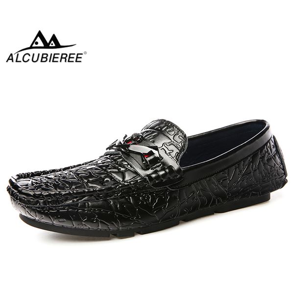 alcubieree fashion men slip-on flat loafers genuine leather moccasins comfort flexible driving shoes men casual walking footwear, Black
alcubieree fashion men slip-on flat loafers genuine leather moccasins comfort flexible driving shoes men casual walking footwear, Black
