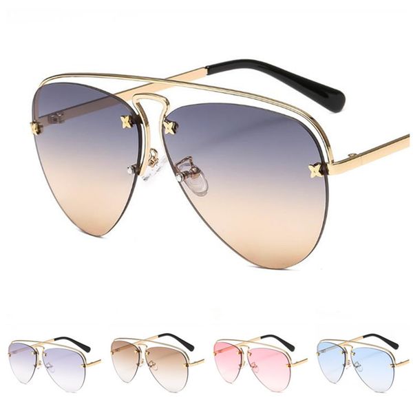 fashion women & men sunglasses rimless frog mirror goggles anti-uv spectacles double beam eyeglasses ornamental sun glasses a, White;black
fashion women & men sunglasses rimless frog mirror goggles anti-uv spectacles double beam eyeglasses ornamental sun glasses a, White;black