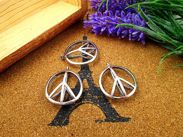 30pcs-peace charms,antique silver hollow peace charms/pendants--peace tag charm connector 31x25mm, Bronze;silver
30pcs-peace charms,antique silver hollow peace charms/pendants--peace tag charm connector 31x25mm, Bronze;silver