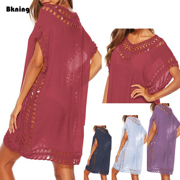 9 color kaftan tunic beach dress women swim cover up 2019 summer swimsuit cover-ups beachwear red dresses pareo beach wear beige, Blue;gray
9 color kaftan tunic beach dress women swim cover up 2019 summer swimsuit cover-ups beachwear red dresses pareo beach wear beige, Blue;gray