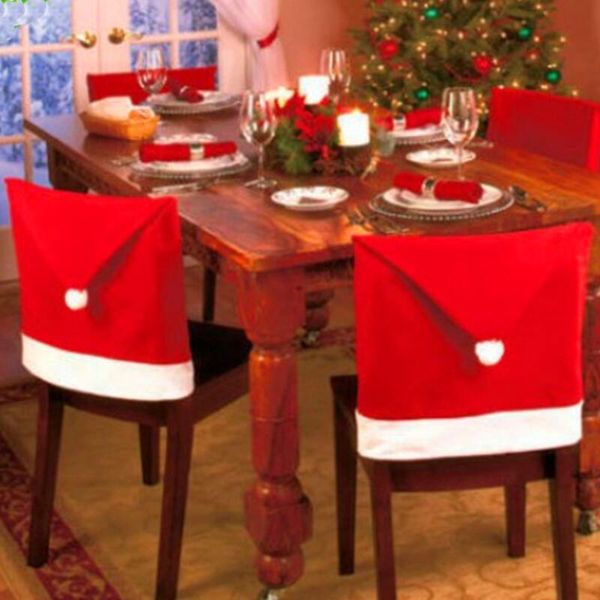 10 pcs lot non-woven fabric santa hat christmas chair cover christmas home party atmosphere decoration chair hat
10 pcs lot non-woven fabric santa hat christmas chair cover christmas home party atmosphere decoration chair hat