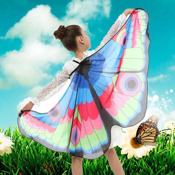 fairy tale princess cosplay costume novelty butterfly wings print shawl cape stole women scarve color wrap halloween accessories, Blue;gray
fairy tale princess cosplay costume novelty butterfly wings print shawl cape stole women scarve color wrap halloween accessories, Blue;gray