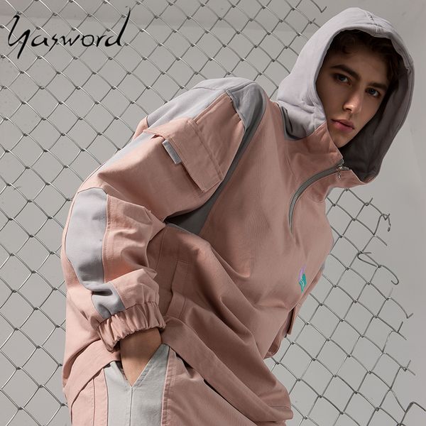 yasword new autumn jacket men 2019 loose jackets hooded windbreaker fashion coats, Black;brown
yasword new autumn jacket men 2019 loose jackets hooded windbreaker fashion coats, Black;brown