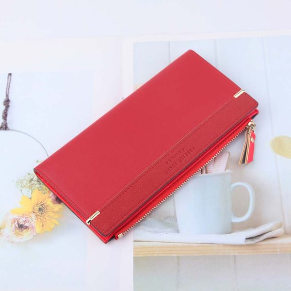 wallets & holders leather women wallet oil wax leather long ladies purse large capacity women's handbag solid purse, Red;black
wallets & holders leather women wallet oil wax leather long ladies purse large capacity women's handbag solid purse, Red;black