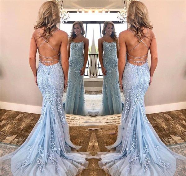 sky blue evening dresses mermaid spaghetti straps celebrity holiday women wear formal party prom gowns custom made plus size, Black;red
sky blue evening dresses mermaid spaghetti straps celebrity holiday women wear formal party prom gowns custom made plus size, Black;red