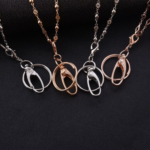 unique rose gold silver lobster buckle key chains pendant necklaces for women men party jewelry
unique rose gold silver lobster buckle key chains pendant necklaces for women men party jewelry
