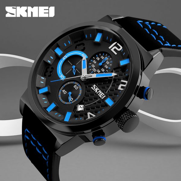 skmei fashion watch men luxury leather sports watches satch quartz wristwatch water resistance relogio masculino 9149, Slivery;brown
skmei fashion watch men luxury leather sports watches satch quartz wristwatch water resistance relogio masculino 9149, Slivery;brown