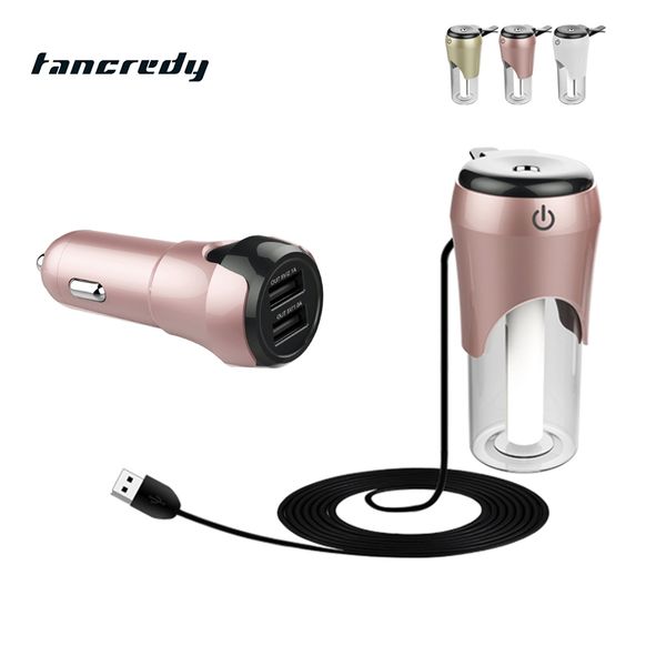 

tancredy car humidifier usb air purifier freshener essential oil diffuser atomization machine fogger humidifier home mist maker