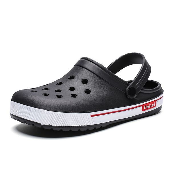 new summer sandals men casual shoes mules clogs breathable beach slippers male water hollow jelly shoes chaussure homme t200420, Black
new summer sandals men casual shoes mules clogs breathable beach slippers male water hollow jelly shoes chaussure homme t200420, Black