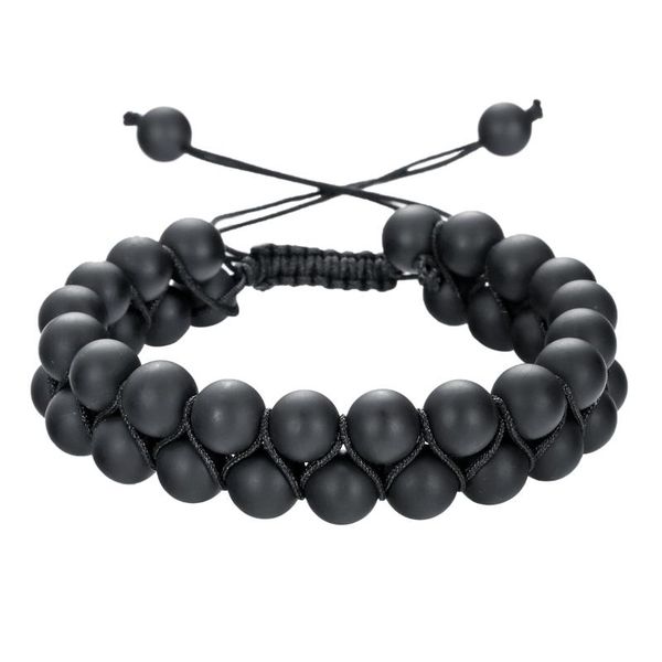 sevenstone matte black onyx tiger eye stone beads double layer link cord bracelet adjustable woven wrap for women men, Golden;silver
sevenstone matte black onyx tiger eye stone beads double layer link cord bracelet adjustable woven wrap for women men, Golden;silver