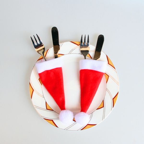 2019 new 10pcs christmas caps cutlery holder fork spoon pocket christmas decor bag new arrival bonnet noel
2019 new 10pcs christmas caps cutlery holder fork spoon pocket christmas decor bag new arrival bonnet noel