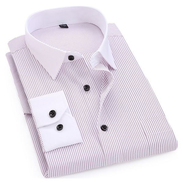 striped men dress shirt white-collar design formal fashion long sleeve business men casual shirt regular fit big size 7xl 8xl, White;black
striped men dress shirt white-collar design formal fashion long sleeve business men casual shirt regular fit big size 7xl 8xl, White;black
