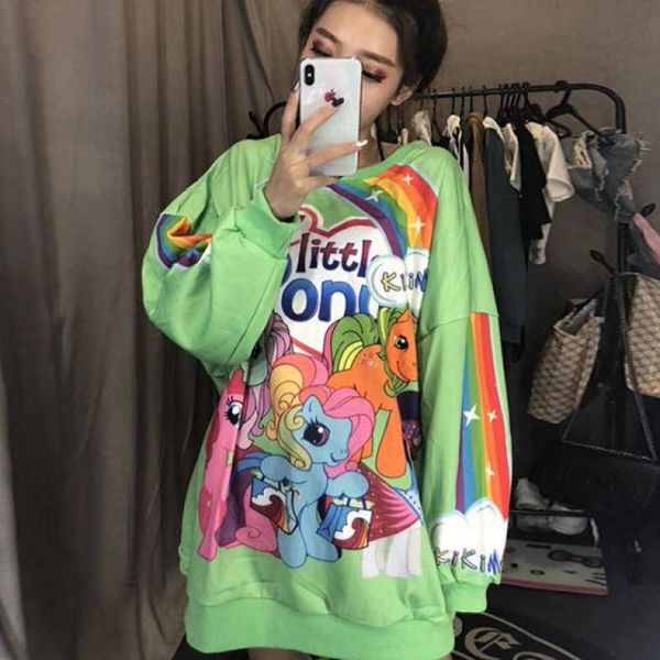 anime hoodies women kawaii girls cute pullovers women loose cartoon japan hoodie females autumn oversized green sweatshirts, Black 
anime hoodies women kawaii girls cute pullovers women loose cartoon japan hoodie females autumn oversized green sweatshirts, Black