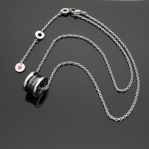 designer little red necklace plated platinum black ceramic little red necklace couples necklace, Silver
designer little red necklace plated platinum black ceramic little red necklace couples necklace, Silver
