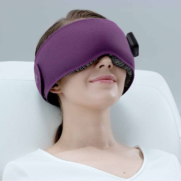 3d Smart Cordless Sleep Eye Mask Sleep Aid Heating Travel Eye Mask Patch Soft Comfort Blindfolded Relax Massager Beauty Tools