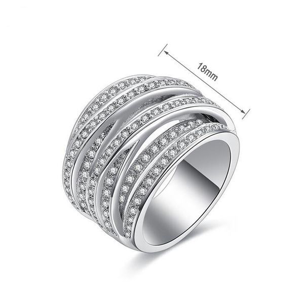 new antique mosaic zircon crystal multilayer vintage silver color cross double x ring women finger designer rings
new antique mosaic zircon crystal multilayer vintage silver color cross double x ring women finger designer rings