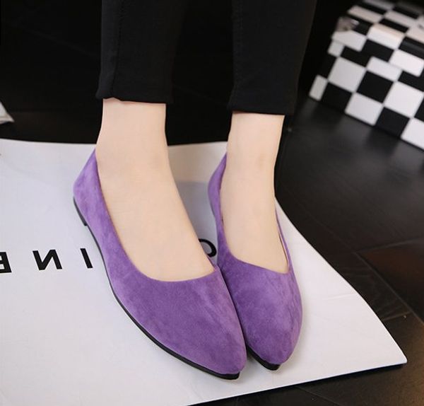 classics fashion women flats pointed toe casual slip-on loafers shallow flock casual single shoes, Black
classics fashion women flats pointed toe casual slip-on loafers shallow flock casual single shoes, Black