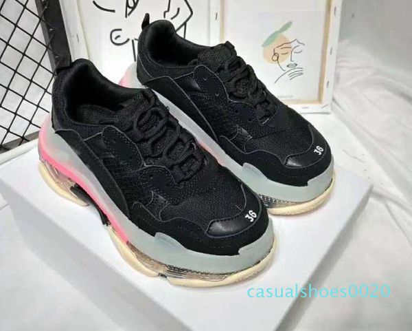 paris crystal bottom triple-s leisure shoes luxury dad platform triple s sneakers for men women vintage kanye old grandpa trainer box c20, Black
paris crystal bottom triple-s leisure shoes luxury dad platform triple s sneakers for men women vintage kanye old grandpa trainer box c20, Black
