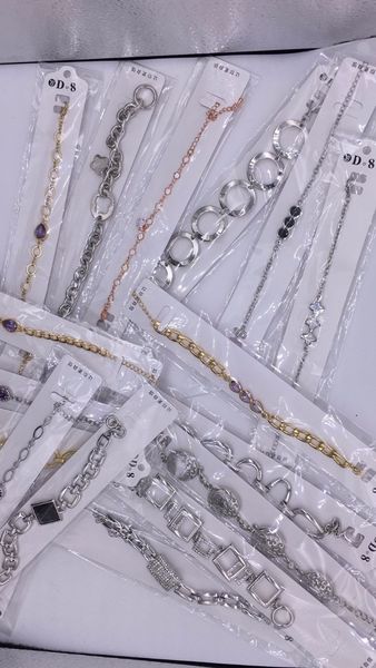 hipping 2019 new fashion mixed lot bracelet 20 pcs a mixed bag fashion bracelet, Golden;silver
hipping 2019 new fashion mixed lot bracelet 20 pcs a mixed bag fashion bracelet, Golden;silver