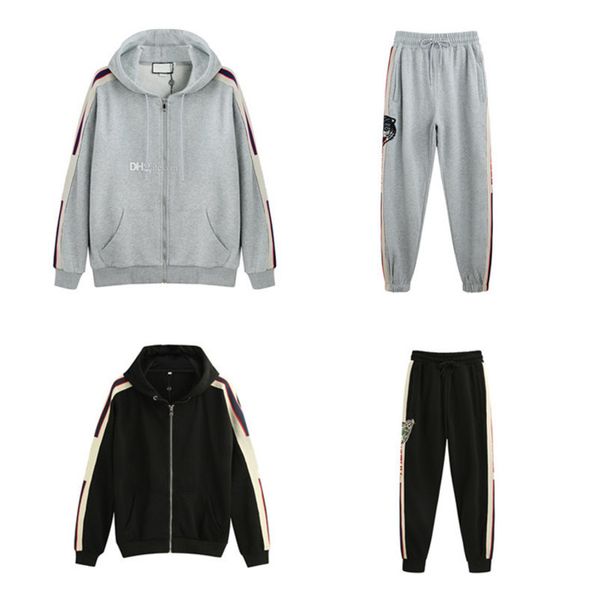 men women tracksuit sport casual fashion suits hoodies + pants spring gc autumn zipper sports running tracksuit y4 lif, Black
men women tracksuit sport casual fashion suits hoodies + pants spring gc autumn zipper sports running tracksuit y4 lif, Black