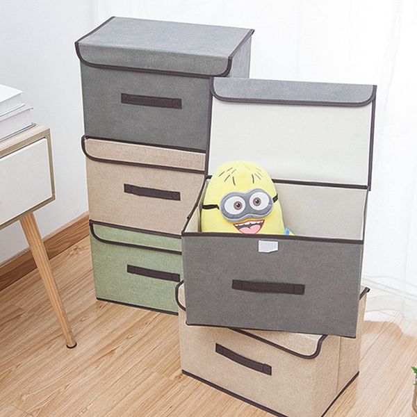 non-woven sundries storage box with cover storage box foldable clothing sundries portable dustproof storage box
non-woven sundries storage box with cover storage box foldable clothing sundries portable dustproof storage box