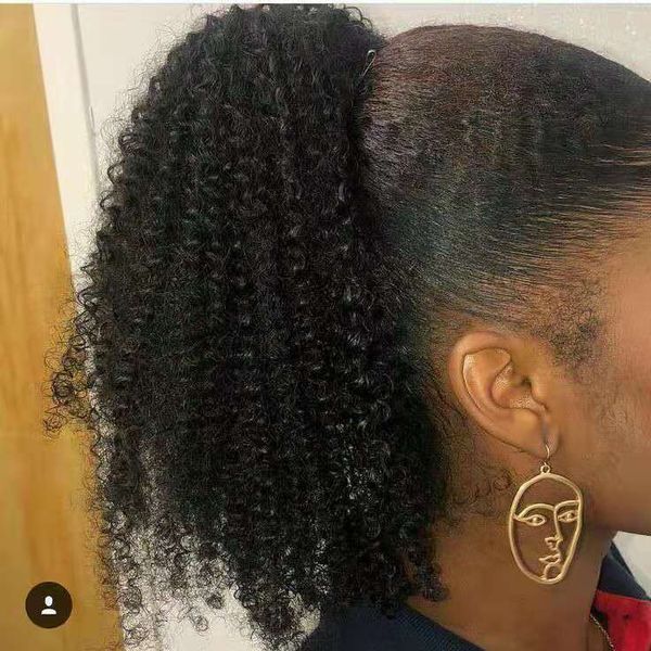 afro kinky curly ponytails virgin hair extensions for black women natural hair brazilian clip in drawstring ponytails hair pieces 120g 
afro kinky curly ponytails virgin hair extensions for black women natural hair brazilian clip in drawstring ponytails hair pieces 120g
