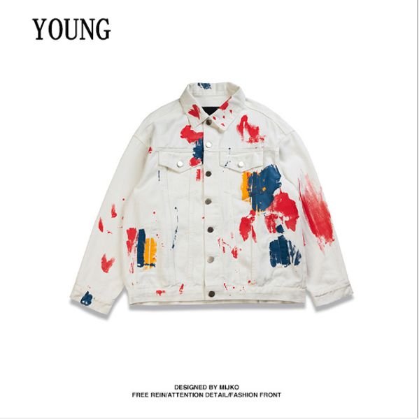 mens jacket parkas designer splash paint jackets street denim jacket luxury men streetwear brand jacket wear on both sides clothing, Black;brown
mens jacket parkas designer splash paint jackets street denim jacket luxury men streetwear brand jacket wear on both sides clothing, Black;brown
