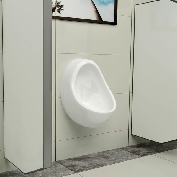 wall hung urinal with flush valve ceramic white bathroom storage organization
wall hung urinal with flush valve ceramic white bathroom storage organization