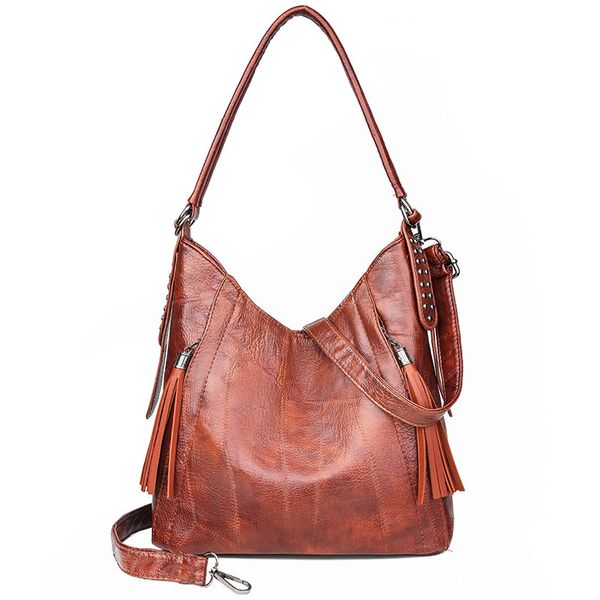 women leather handbags handbags women bags tassel rivet female vintage shoulder crossbody bags casual tote bag
women leather handbags handbags women bags tassel rivet female vintage shoulder crossbody bags casual tote bag