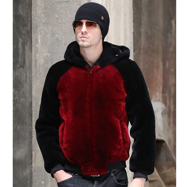 sani new design real sheep fur men jacket genuine sheep mens shearling jacket male casual winter warm men fur outwear, Black
sani new design real sheep fur men jacket genuine sheep mens shearling jacket male casual winter warm men fur outwear, Black