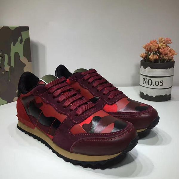 2020luxury designer camouflage rivets casual shoes man woman quailty sneakers flat patchwork spikes lace up party shoes with box
2020luxury designer camouflage rivets casual shoes man woman quailty sneakers flat patchwork spikes lace up party shoes with box