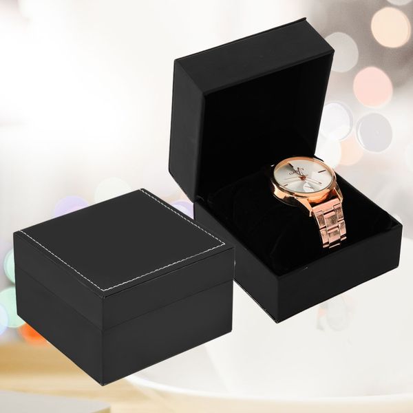 black durable single watch boxes pu leather present display case gift for bracelet bangle jewelry men's watch boxes holder, Black;blue
black durable single watch boxes pu leather present display case gift for bracelet bangle jewelry men's watch boxes holder, Black;blue