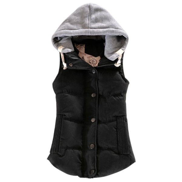 2019 new autumn winter lady hoodie vest waistcoat candy color slim women sports jacket short coat, Black;white
2019 new autumn winter lady hoodie vest waistcoat candy color slim women sports jacket short coat, Black;white