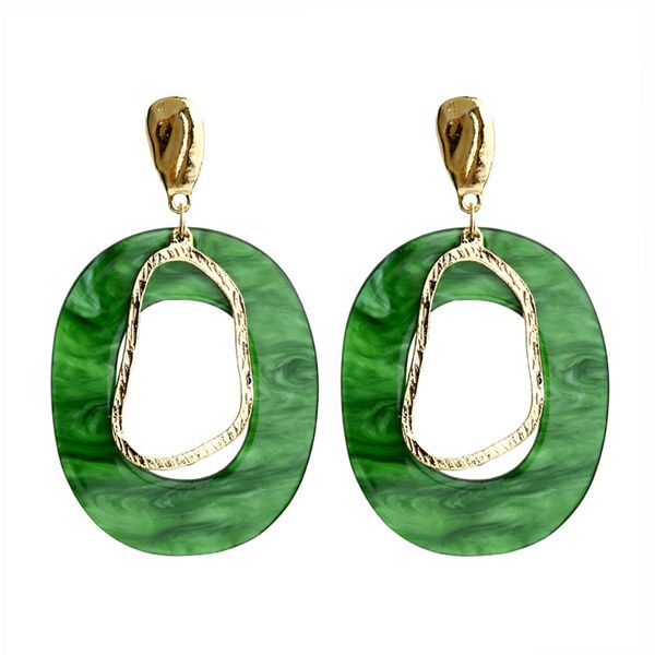 simple 4 colors resin geometric drop earrings for women hollow big earrings 2019 fashion jewelry party accessories bijoux, Silver
simple 4 colors resin geometric drop earrings for women hollow big earrings 2019 fashion jewelry party accessories bijoux, Silver