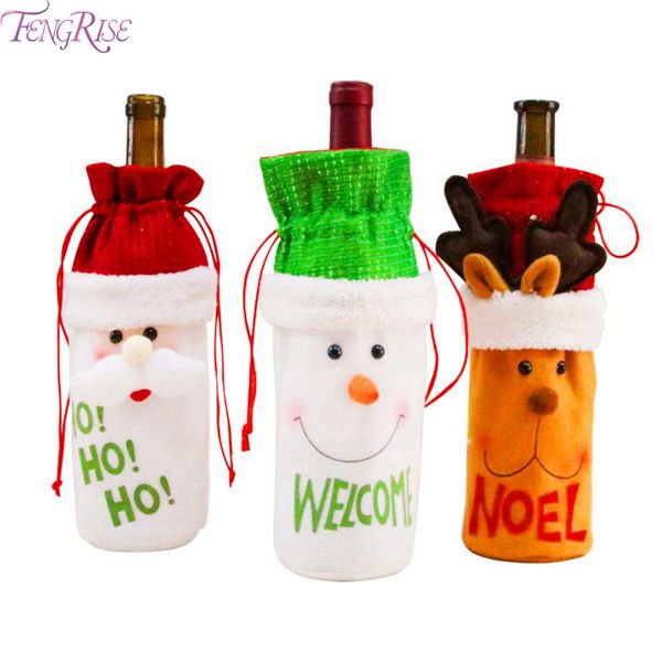 fengrise christmas wine bottle cover drinking bottle bags santa claus christmas decoration xmas pendant drop ornaments new year
fengrise christmas wine bottle cover drinking bottle bags santa claus christmas decoration xmas pendant drop ornaments new year