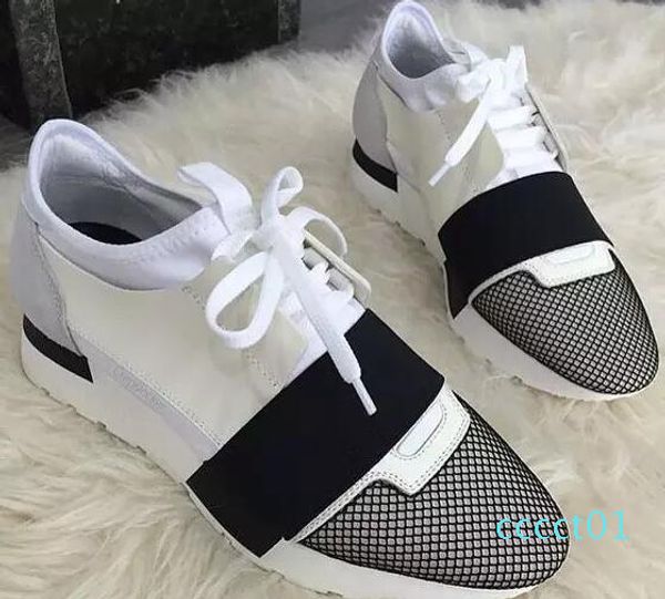 race runner black leather fabric sneakers designer low women casual kanye west style race runner mesh breathable flats ct01
race runner black leather fabric sneakers designer low women casual kanye west style race runner mesh breathable flats ct01